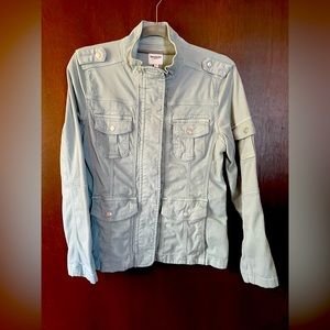 Kenzie Jeans Size Medium Egg Shell Blue Jacket with stretch!!